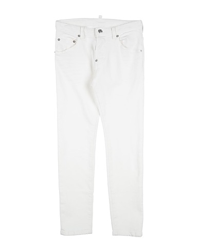 DSQUARED2 Pantaloni jeans Bianco 98% Cotone, 2% Elastan