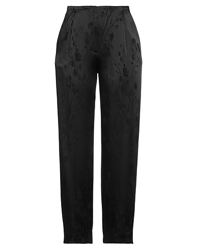 LARDINI Casual pants Black 61% Acetate, 39% Viscose