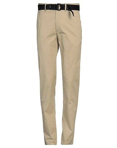 CALVIN KLEIN Casual trouser Sage green 98% Cotton, 2% Elastane