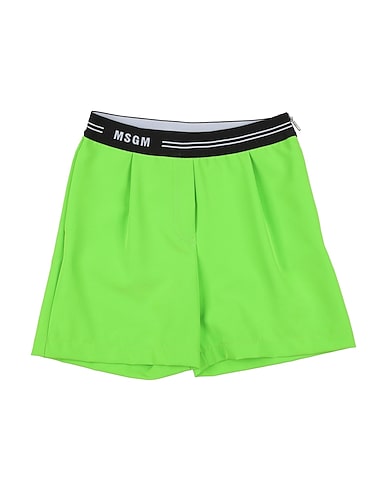 MSGM Shorts & Bermudas KIDS Säuregrün 95% Polyester, 5% Elastan