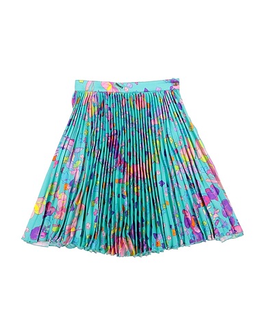 VERSACE YOUNG Skirt Turquoise 100% Polyester