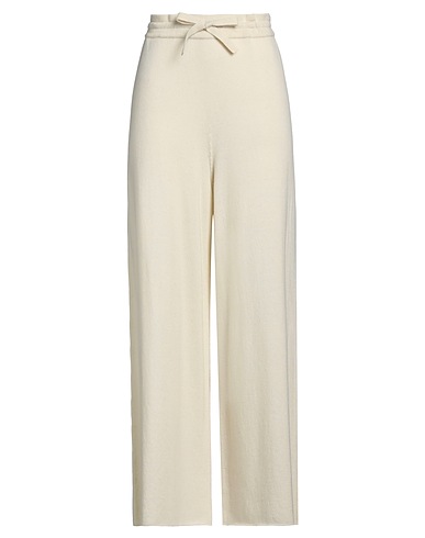 JIL SANDER Hosen Cremeweiß 100% Kaschmir