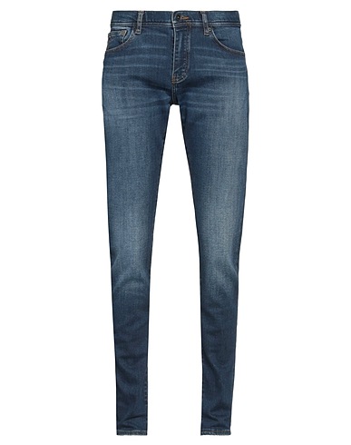 ARMANI EXCHANGE Denim trousers Blue 79% Cotton, 20% Polyester, 1% Elastane
