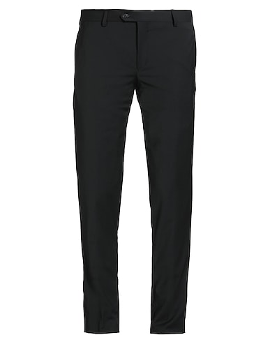 BRIAN DALES Pantalone Nero 74% Lana, 22% Poliestere, 4% Elastan