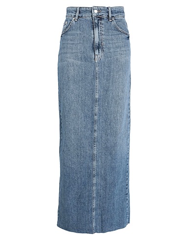 TOPSHOP | Blue Women‘s Denim Skirt | YOOX