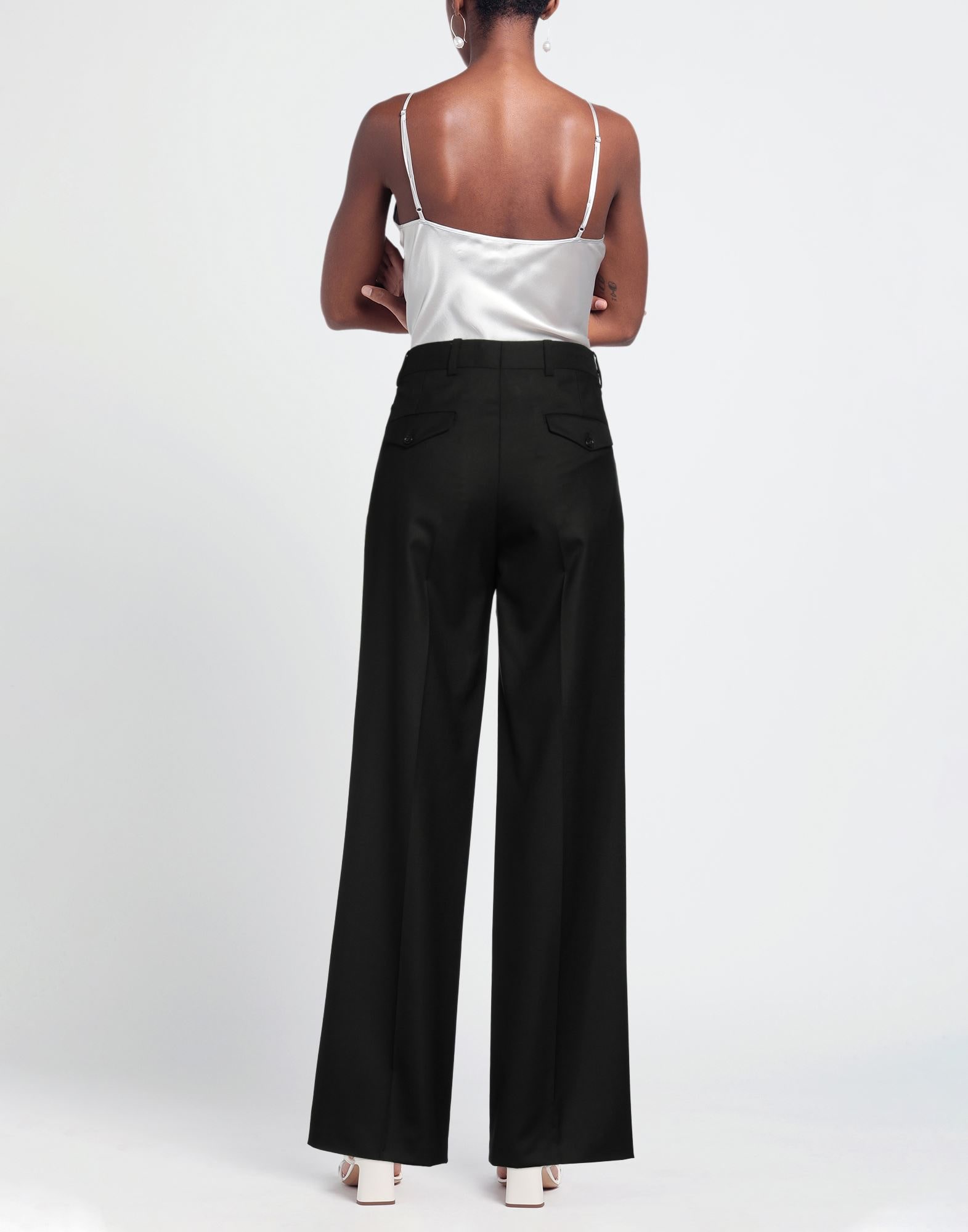 RAF SIMONS ブラック スラックス ウール RAF SIMONS（ラフシモンズ）スラックス 黒 サイズ:46(M位) メンズ