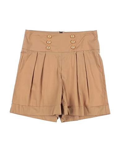 BALMAIN Shorts & Bermuda Cammello 71% Cotone, 25% Poliammide, 4% Elastan