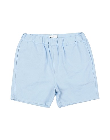MORLEY Shorts & Bermuda Sky blue 87% Cotton, 13% Linen
