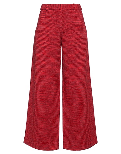 MISSONI Casual pants Red 45% Alpaca wool, 35% Polyamide, 20% Wool
