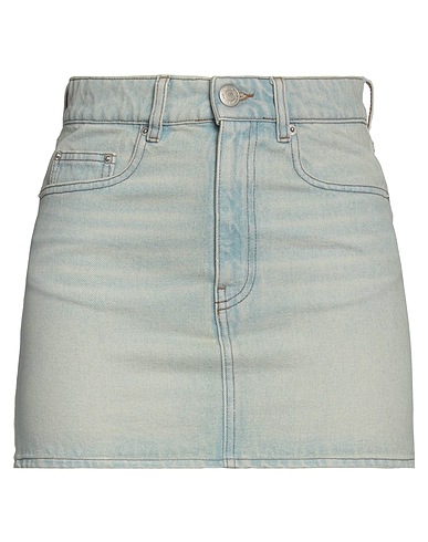 AMI ALEXANDRE MATTIUSSI Denim skirt Blue 100% Cotton