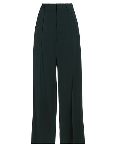 MM6 MAISON MARGIELA Casual pants Dark green 67% Polyester, 29% Viscose, 4% Elastane