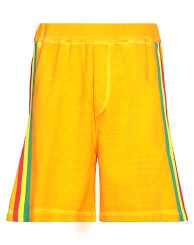 DSQUARED2 Shorts & Bermuda Orange 100% Cotton, Elastane