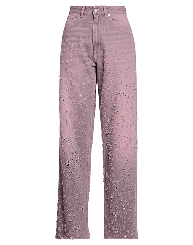 MM6 MAISON MARGIELA Denim pants Antique rose 100% Cotton