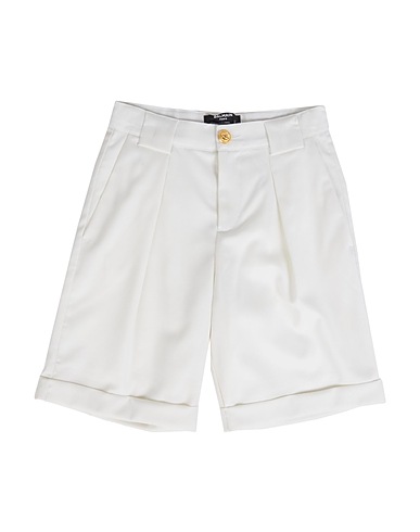 BALMAIN Shorts & Bermuda White 100% Virgin Wool