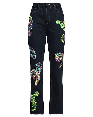 AREA Denim trousers Blue 100% Cotton