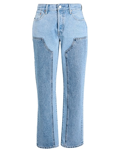 LEVI'S Denim trousers 501® 90S CHAPS MED INDIGO - FLAT FINISH
 Blue 100% Cotton