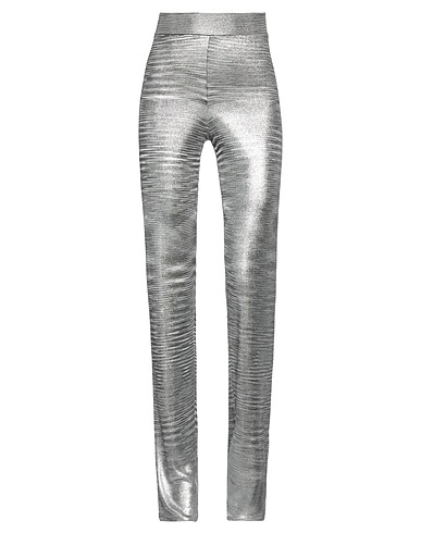 MISSONI Leggings Silver 100% Viscose, Polyurethane