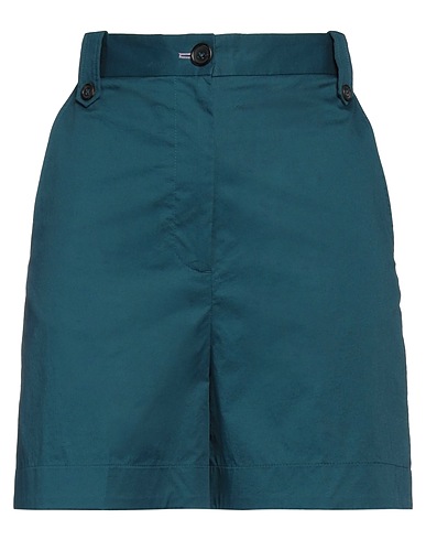 PS PAUL SMITH Shorts & Bermuda Deep teal 97% Cotton, 3% Elastane