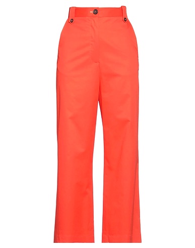 PS PAUL SMITH Casual trouser Tomato red 97% Cotton, 3% Elastane