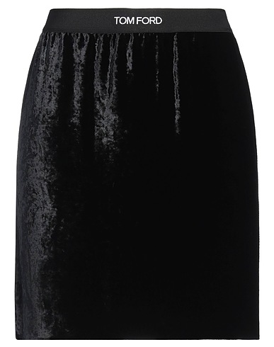 TOM FORD Mini skirt Black 82% Viscose, 18% Silk, Polyester, Elastane, Polyamide