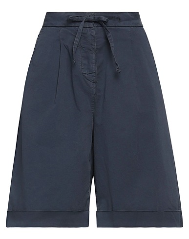 BLAUER. Shorts & Bermudas Marineblau 98% Baumwolle, 2% Elastan