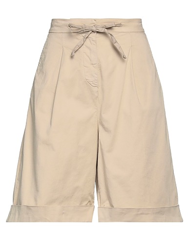 BLAUER. Shorts & Bermudas Beige 98% Baumwolle, 2% Elastan