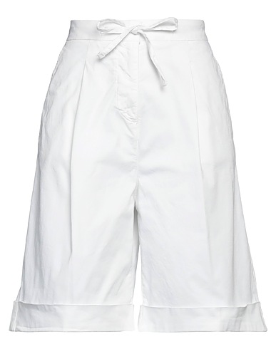 BLAUER. Shorts & Bermudas Weiß 98% Baumwolle, 2% Elastan