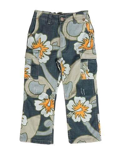 ERL Casual pants Deep teal 98% Cotton, 2% Elastane