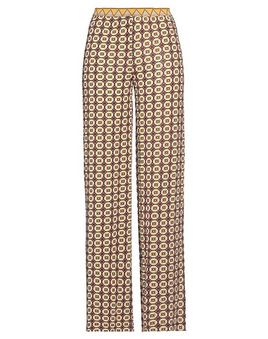 MALÌPARMI Casual trouser Burgundy 92% Viscose, 8% Elastane