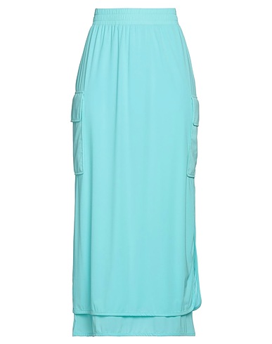 SUNNEI Maxi Skirts Turquoise 75% Polyamide, 25% Elastane