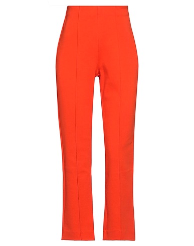 SPORTMAX Casual trouser Orange 76% Cotton, 21% Polyester, 3% Elastane