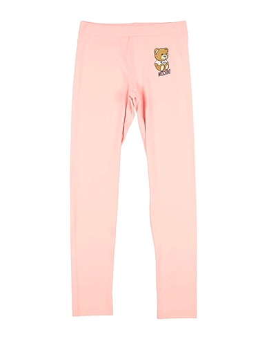 MOSCHINO TEEN Leggings Pink 95% Cotton, 5% Elastane