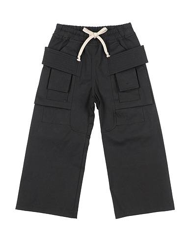 RICK OWENS Casual trouser Black 97% Cotton, 3% Elastane