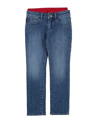 EMPORIO ARMANI Denim pants Blue 99% Cotton, 1% Elastane, Polyamide, Polyester
