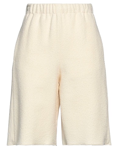 TELA Shorts & Bermuda Beige 85% Cotone, 15% Poliammide