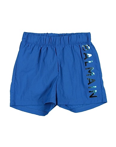 BALMAIN Shorts & Bermuda Blu 100% Poliestere