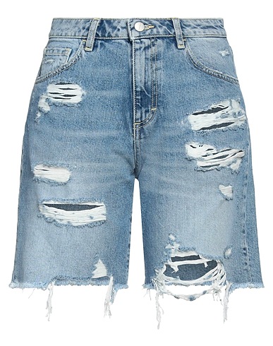 ICON DENIM Denim shorts 100% Cotton