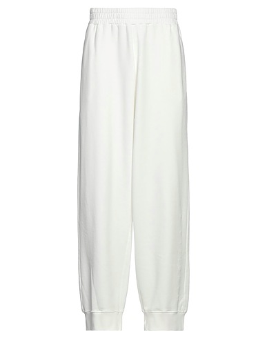 MM6 MAISON MARGIELA Casual trouser White 100% Cotton