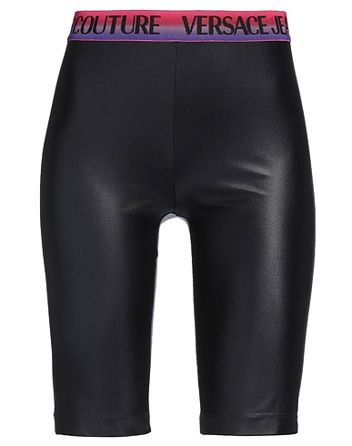 VERSACE JEANS COUTURE Shorts & Bermuda NERO 79% Polyamide, 21% Elastane