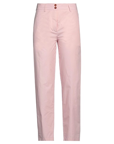ALYSI Casual pants CHOCOLAT Pink 100% Cotton