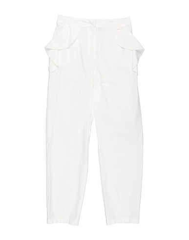 MISS BLUMARINE Pantalone Bianco 98% Cotone, 2% Elastan