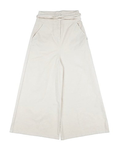 PATRIZIA PEPE Casual trouser Ivory 97% Cotton, 3% Elastane