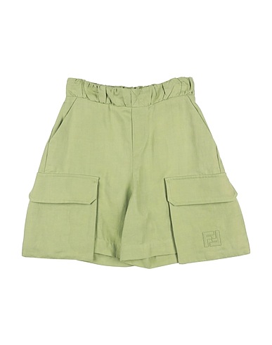 FENDI Shorts & Bermuda Military green 84% Cotton, 16% Polyamide