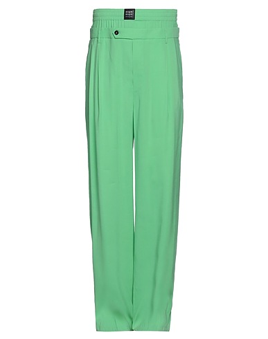 MSGM Casual pants Green 84% Viscose, 16% Polyester