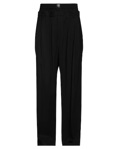 MSGM Pantalone Nero 84% Viscosa, 16% Poliestere