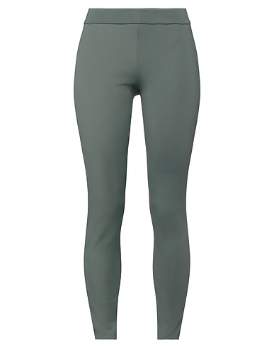 LIVIANA CONTI Leggings Military green 87% Polyamide, 13% Elastane