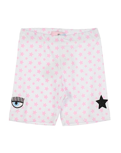 CHIARA FERRAGNI Leggings White 95% Cotton, 5% Elastane