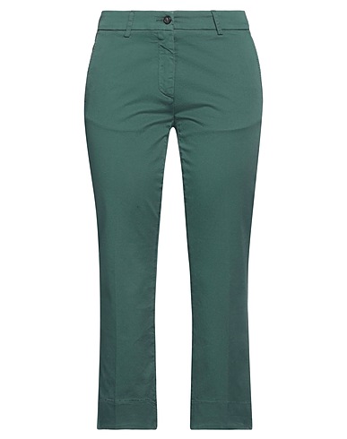 GRIFONI Pantalone Verde 98% Cotone, 2% Elastan