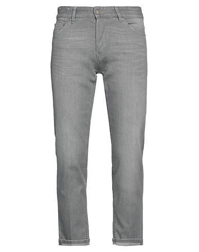 PT Torino Denim trousers Grey 98% Cotton, 2% Elastane