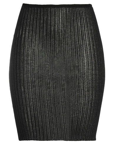 A. ROEGE HOVE Mini skirt Black 65% Cotton, 35% Nylon